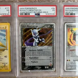 Lot of 7 PSA Graded Pokemon EX Cards - Shining Raichu, Rocket’s Mewtwo ex + More - Image 4