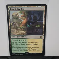 Magic The Gathering Lorwyn Eclipsed Tenple Garden 0268 Regular Non Foil - Image 1