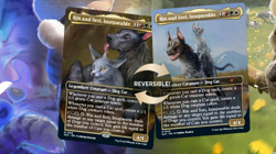 Rin and Seri, Inseparable - FA FOIL - SLD 1508 Raining Cats and Dogs - NM EN MTG - Image 1