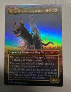 Rin and Seri, Inseparable - FA FOIL - SLD 1508 Raining Cats and Dogs - NM EN MTG - Image 2
