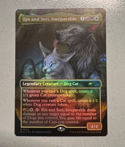 Rin and Seri, Inseparable - FA FOIL - SLD 1508 Raining Cats and Dogs - NM EN MTG - Image 3