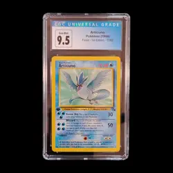 2001 Pokemon Fossil 1st Edition Articuno 17/62 CGC 9.5 - Image 1