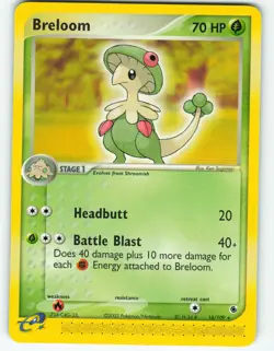 Breloom - 16/109 Ruby & Sapphire - Pokemon TCG - 2003 - Image 1