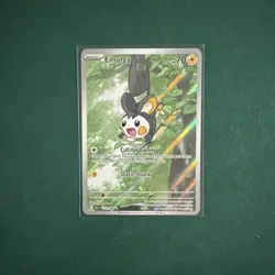 🚀 Pokemon TCG | Emolga # 112/86 Black Bolt Illustration NM - Image 1