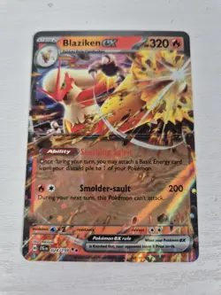 Pokemon TCG SV09 Journey Together Blaziken EX 024/159 Holo Double Rare - Image 1