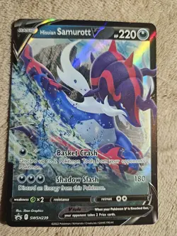 Hisuian Samurott V - SWSH239 Sword & Shield Promo Pokemon TCG - Image 1