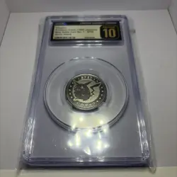 Pikachu Pokemon Rare Vintage Meiji Battle Coin Metal Japanese Cgc Pristine 10 - Image 4