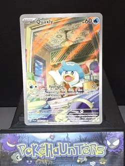 Pokemon Card Quaxly 206/193 Illustration Rare Paldea Evolved Near Mint - Image 1