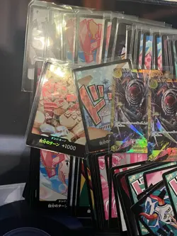 One Piece CCG Don Bundle Of 75 Cards And 4 Sec Cards 2 Holo Dons - Image 2