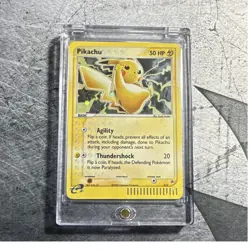 Pokemon TCG Pikachu Holo Promo Card E Reader 012 Nintendo Set 2003 Thundershock - Image 1