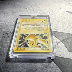 Pokemon TCG Pikachu Holo Promo Card E Reader 012 Nintendo Set 2003 Thundershock - Image 4