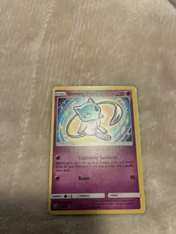 Shining Legends Mew Holo Pokemon Card 40/73 Legendary Guidance - Image 1