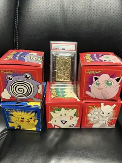 Pokemon 1999 Burger King Trading Cards 23K Gold-Plated, Set - Image 5