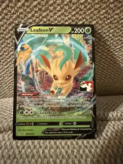 Pokemon TCG Leafeon V 007/203 Pokemon Prize Pack 2021 Evolving Skies Near Mint - Image 1