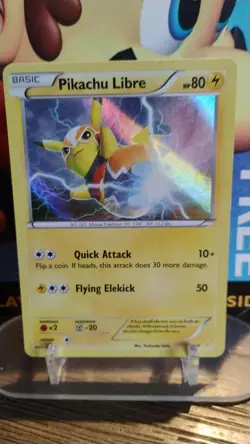 PIKACHU LIBRE & Suicune Trainer Kit POKEMON Holo 2016 Trading Card 30/30 - Image 1