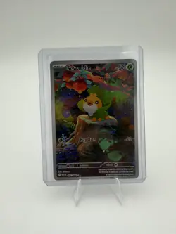 Sewaddle 087/086 Pokemon S&V White Flare Illustration Rare Holo MINT - Image 1