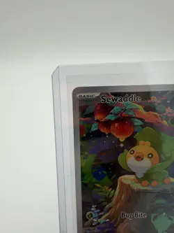 Sewaddle 087/086 Pokemon S&V White Flare Illustration Rare Holo MINT - Image 2