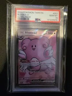 PSA 10 2024 Pokemon Twm En-Twilight Masquerade Blissey Ex #201 - Image 1