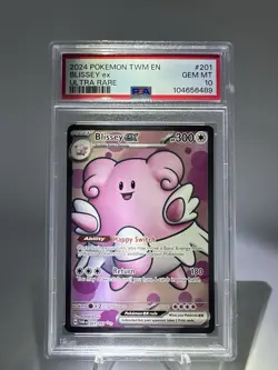 PSA 10 2024 Pokemon Twm En-Twilight Masquerade Blissey Ex #201 - Image 1