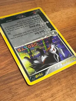 Pokemon Deoxys Mightyena 12/107 Reverse Holo MP - Image 4