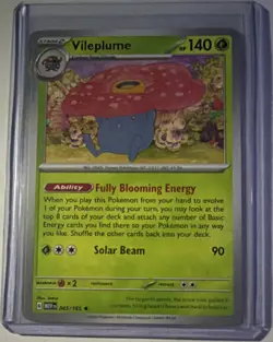 Vileplume 045/105 Neo Destiny Vintage Stage 2 English Pokemon TCG 2002 - Image 1
