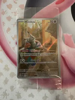 Mimikyu Paldean Fates ETB Black Star Promo Pokemon SVP075 English - SEALED 🔥 - Image 2