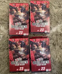 ** LOT OF 4 **Starter deck Shanks ST 23 one Piece - Image 1