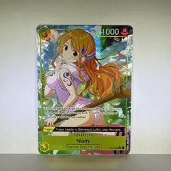 ST29-008 Nami Full Art Foil One Piece Starter Deck 29: Egghead Foil ENG NM - Image 1