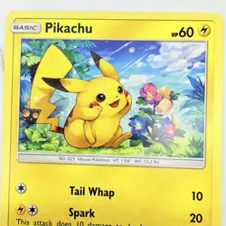 Pokemon TCG Pikachu Non Holo 14/30 Sun & Moon Trainer Kit 2017 Card - Image 3