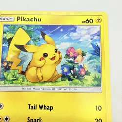 Pokemon TCG Pikachu Non Holo 14/30 Sun & Moon Trainer Kit 2017 Card - Image 5