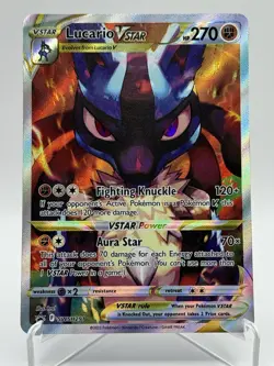 Pokemon Card TCG - Lucario VSTAR SWSH291 Sword & Shield Black Star Promo - Image 1
