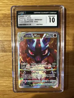 GEM MINT 10 Lucario VSTAR SWSH291 SWSH: Sword & Shield Promo Cards Holo - Image 1