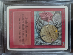 Beckett 8.5 NM-MT+ 1993 MTG Magic Card Unlimited Wheel of Fortune - Image 1