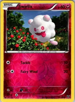 Swirlix 94/146 XY Pokemon Reverse Holo Near Mint - Image 1