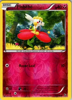 Flabebe 63/106 Flashfire Pokemon Reverse Holo Near Mint - Image 1