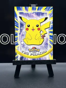Pikachu #25 • Pokemon Topps • Series 1 Blue Logo • Regular - Image 2