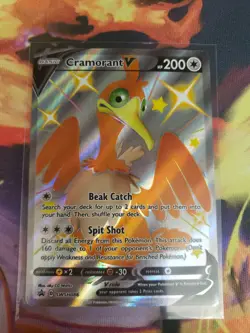 Cramorant V SWSH086 Black Star Promo Ultra Rare Pokemon Shining Fates - NM/M TCG - Image 1