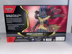 Pokemon TCG Mega Lucario ex Premium Figure Collection Box Factory Sealed In Hand - Image 2