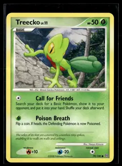 Treecko 79/100 Stormfront Common Pokemon - Image 1