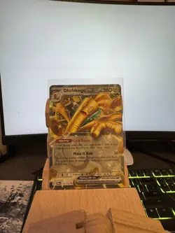 Pokemon Gholdengo EX TCG 139/182SV04: Paradox Rift Double Rare Holo Card - Image 1