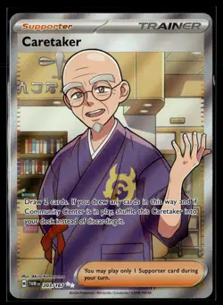 Caretaker 203/167 Twilight Masquerade Ultra Rare Pokemon - Image 1