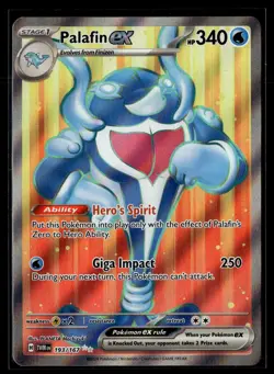 Palafin ex 193/167 Twilight Masquerade Ultra Rare Pokemon - Image 1