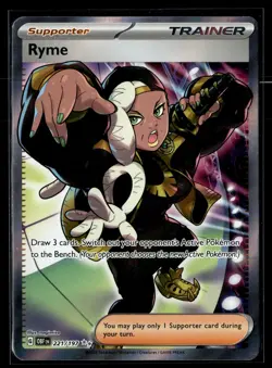 Ryme 221/197 Obsidian Flames Ultra Rare Pokemon - Image 1