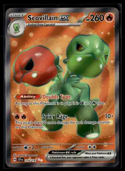Scovillain ex 216/191 Surging Sparks Ultra Rare Pokemon - Image 1