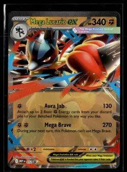 Mega Lucario ex 012 Mega Evolutions Promo Pokemon - Image 1
