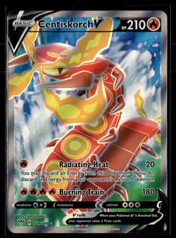 Centiskorch V 179/189 Darkness Ablaze Rare Ultra Pokemon - Image 1