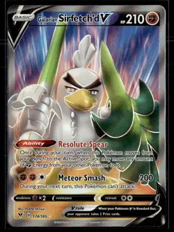 Galarian Sirfetch'd V 174/185 Vivid Voltage Rare Ultra Pokemon - Image 1