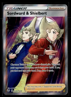 Sordward & Shielbert TG28/TG30 Silver Tempest Trainer Gallery Rare Ultra Pokemon - Image 1