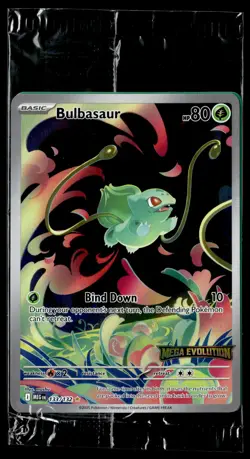 Bulbasaur 133/132 Mega Evolution Illustration Rare Pokemon - Image 1