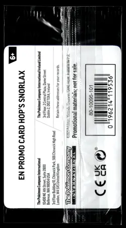 Hop's Snorlax 117/159 EB Games Promo Journey Together Rare Pokemon - Image 2